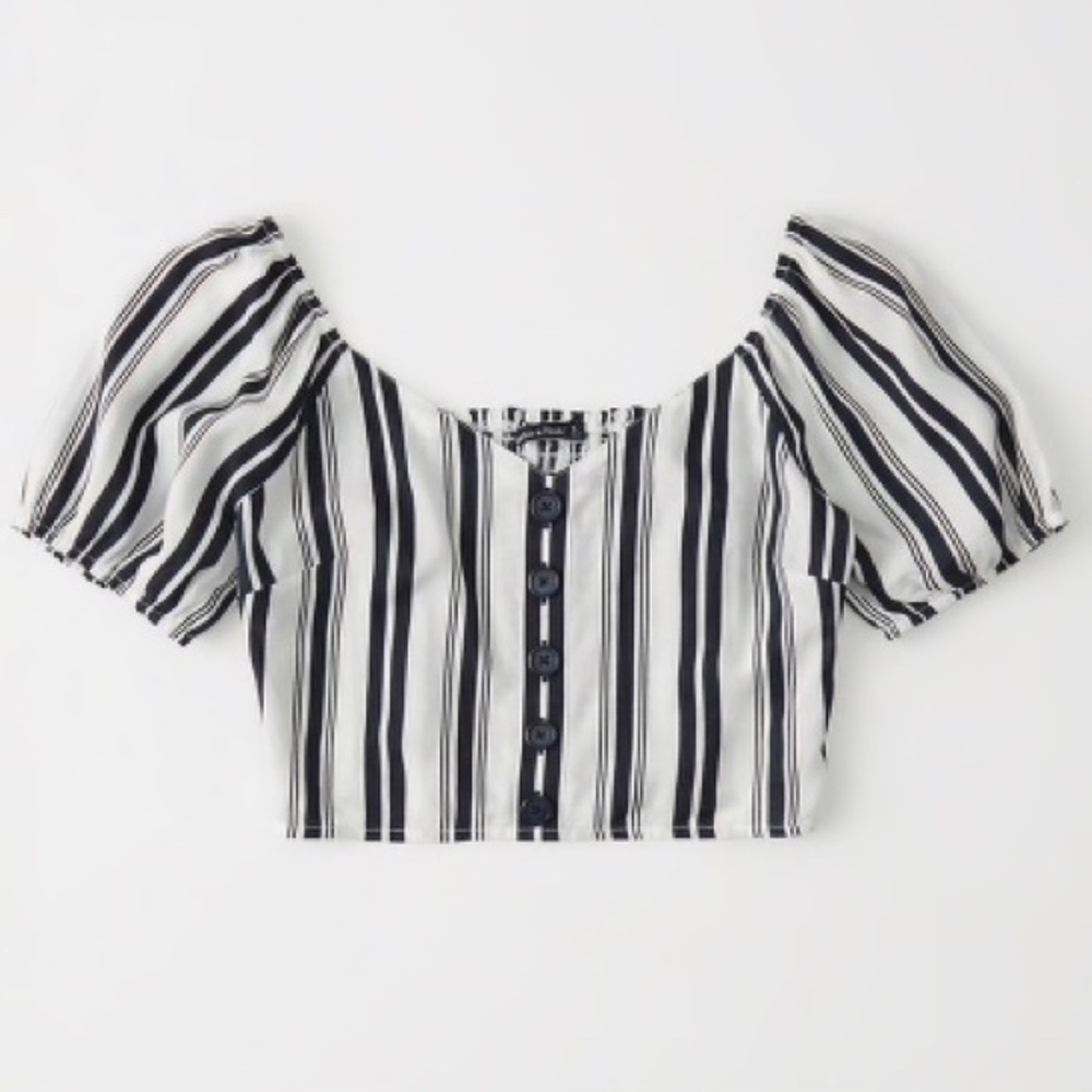 Striped Crop Top